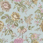 Oriente Garden Beige/light Blue Blooming Garden Wallpaper by Galerie
