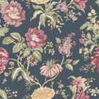 Oriente Garden Blue Blooming Garden Wallpaper by Galerie