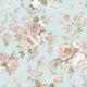 Rose Victoria Garden Light Green Blooming Garden Wallpaper by Galerie