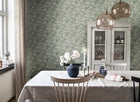 832-38 Garden Green Emilie Trädgården Wallpaper by Sandberg
