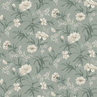 832-38 Garden Green Emilie Trädgården Wallpaper by Sandberg