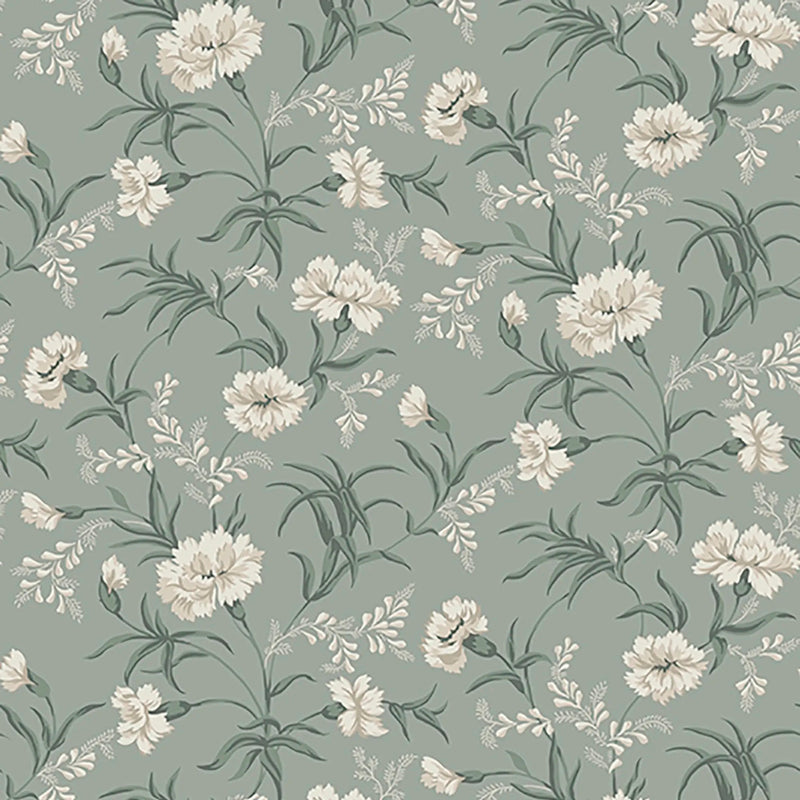 832-38 Garden Green Emilie Trädgården Wallpaper by Sandberg
