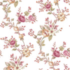 Soffio Garden Red Blooming Garden Wallpaper by Galerie