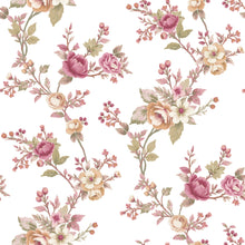 Soffio Garden Red Blooming Garden Wallpaper by Galerie