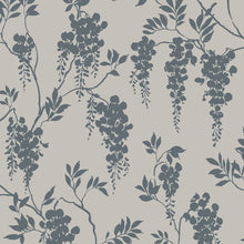 833-56 Petrol Hedvig Löfstad Wallpaper by Sandberg