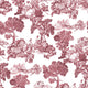 Toile Garden Red Blooming Garden Wallpaper by Galerie