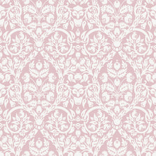 Damasco Garden Pink Blooming Garden Wallpaper by Galerie