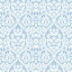 Damasco Garden Blue Blooming Garden Wallpaper by Galerie