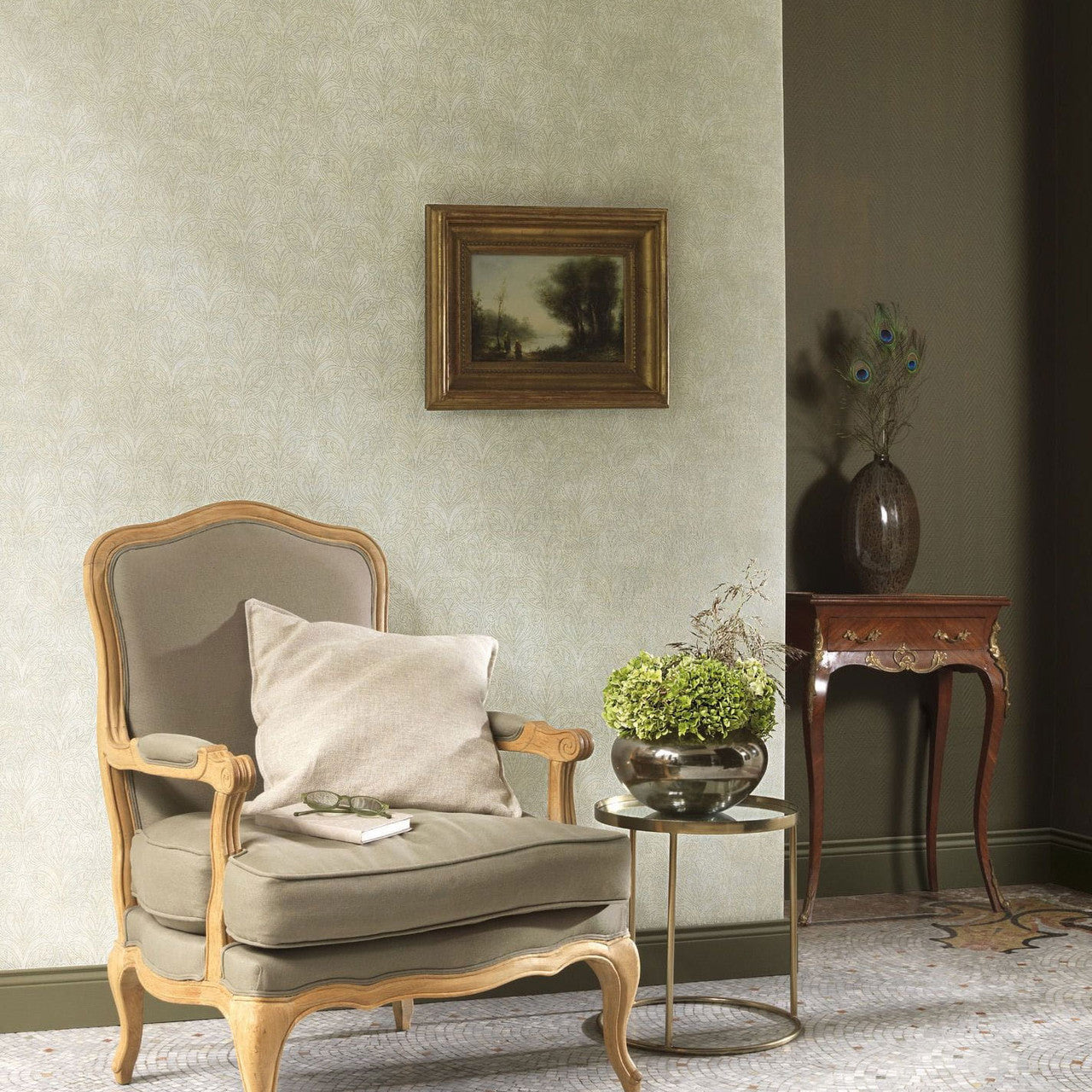 SWHT83560111 Mestre So White 4 Wallpaper by Casadeco