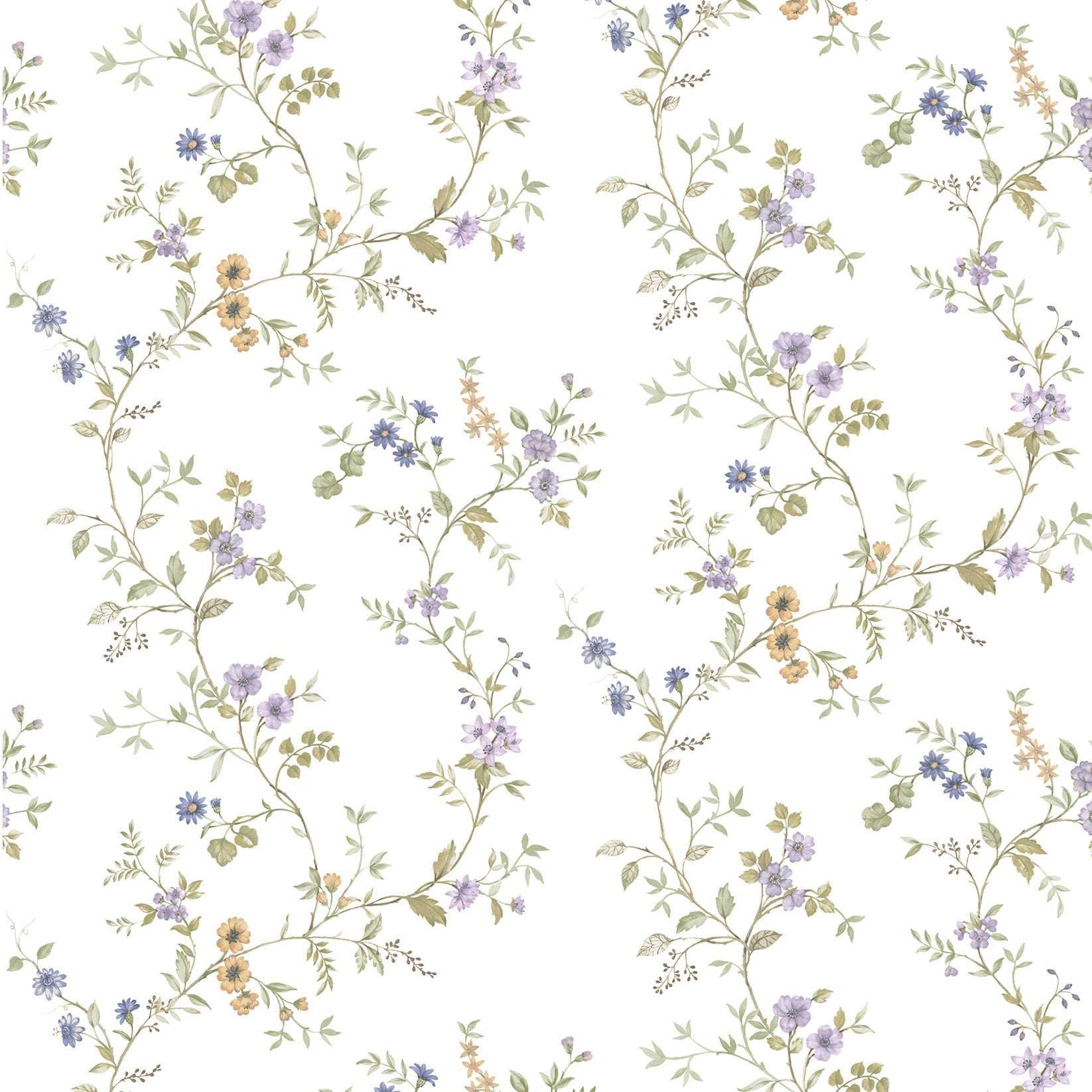 Victoria Garden Green Blooming Garden Wallpaper by Galerie