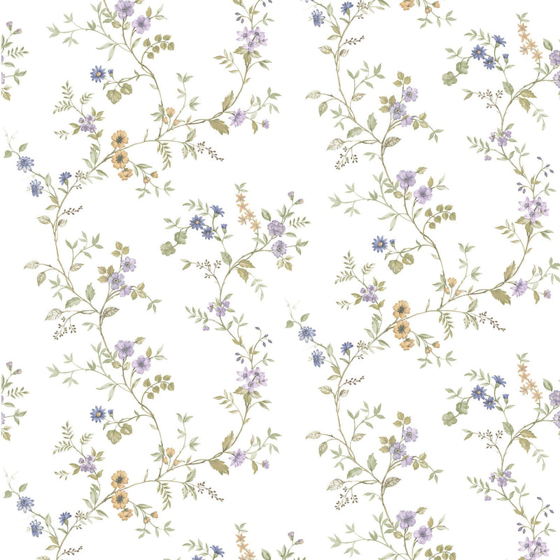 Victoria Garden Green Blooming Garden Wallpaper by Galerie