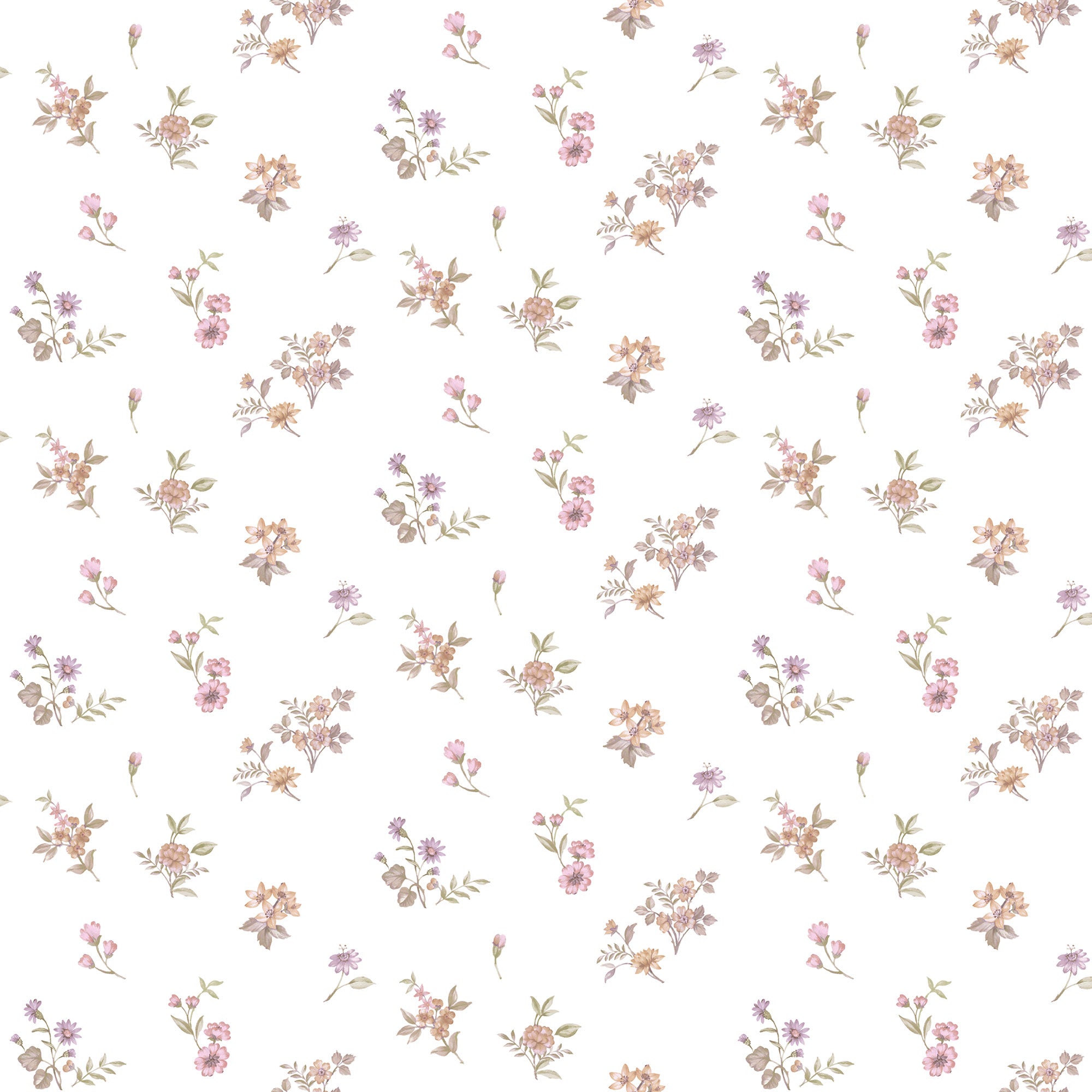 Allover Victoria Garden Pink Blooming Garden Wallpaper by Galerie