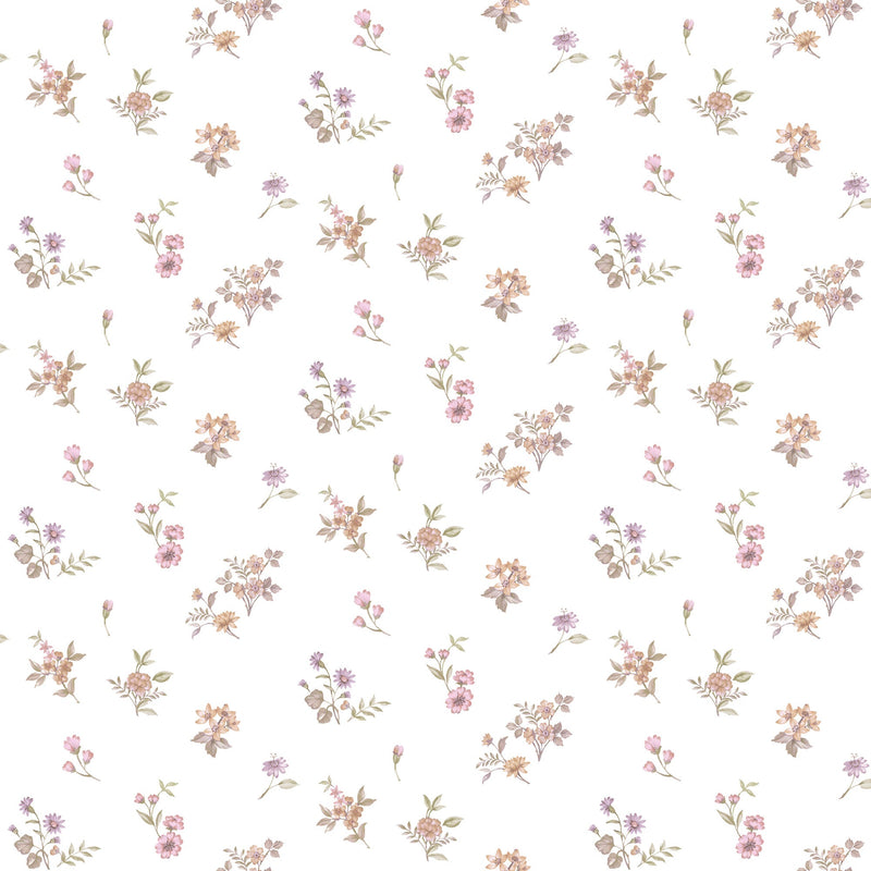 Allover Victoria Garden Pink Blooming Garden Wallpaper by Galerie