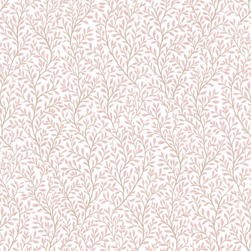 Flow Garden Pink Blooming Garden Wallpaper by Galerie