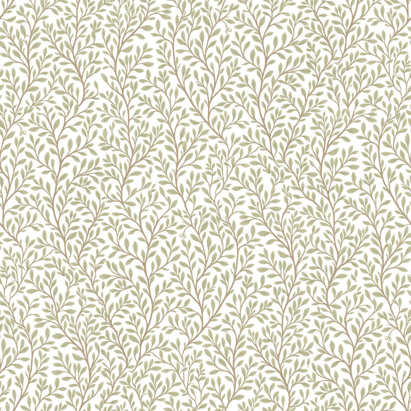 Flow Garden Green Blooming Garden Wallpaper by Galerie