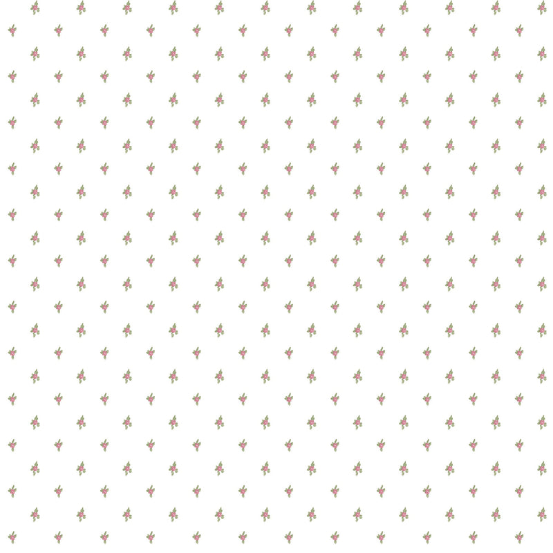 Allover Lilla Pink Blooming Garden Wallpaper by Galerie