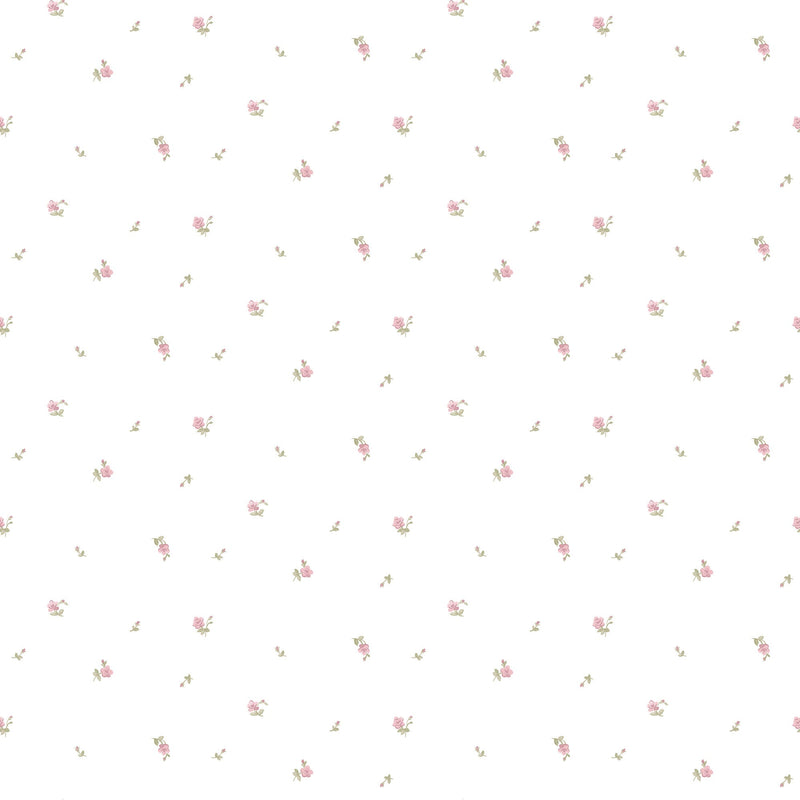 Net Flow Pink Blooming Garden Wallpaper by Galerie