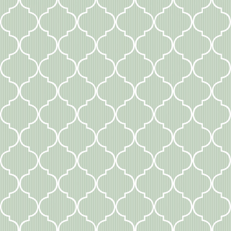 Cancello Green Green Blooming Garden Wallpaper by Galerie