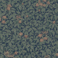 Linnea Midnight Blue Wallpaper By Sandberg