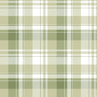 Tartan Garden Green Blooming Garden Wallpaper by Galerie