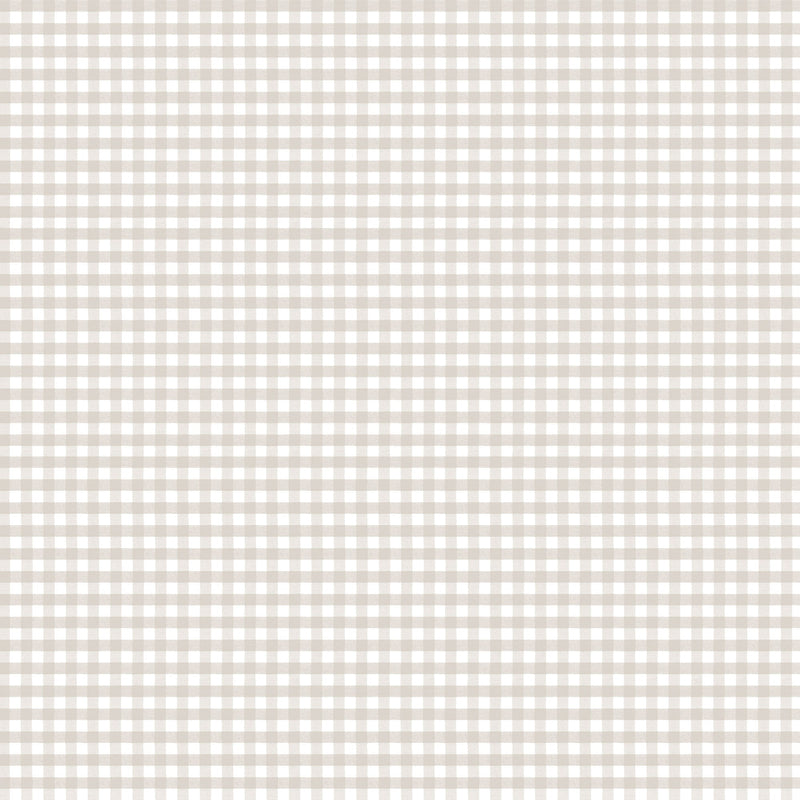 Quadratini Green Beige Blooming Garden Wallpaper by Galerie