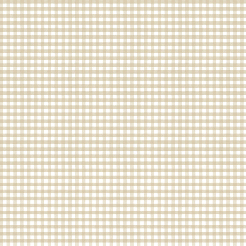 Quadratini Green Beige Blooming Garden Wallpaper by Galerie