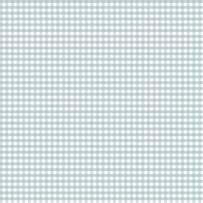 Quadratini Green Blue Blooming Garden Wallpaper by Galerie