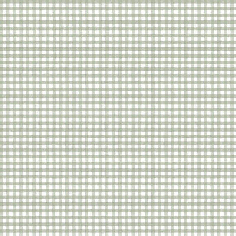 Quadratini Green Green Blooming Garden Wallpaper by Galerie