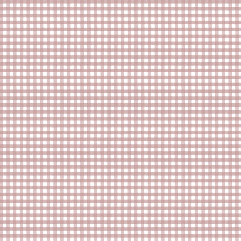 Quadratini Green Pink Blooming Garden Wallpaper by Galerie