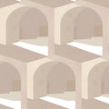 Soller Beige Mallorca Wallpaper by Coordonné