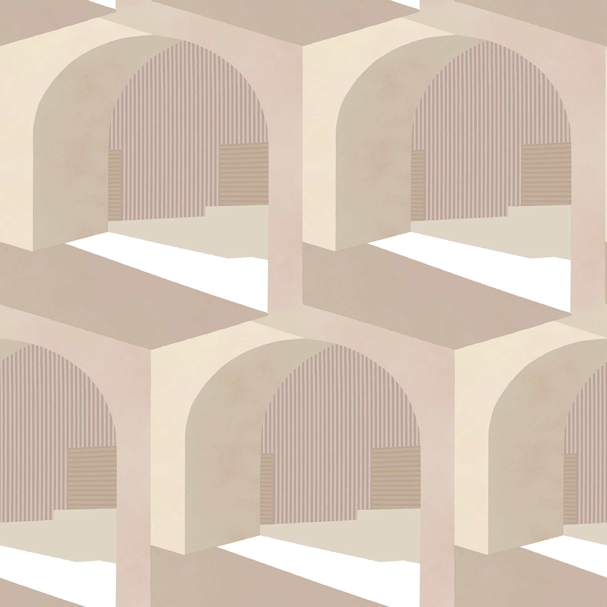 8400043 Soller Beige Mallorca Wallpaper by Coordonné