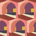 Soller Peach Mallorca Wallpaper by Coordonné
