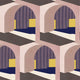 Soller Pink Mallorca Wallpaper by Coordonné