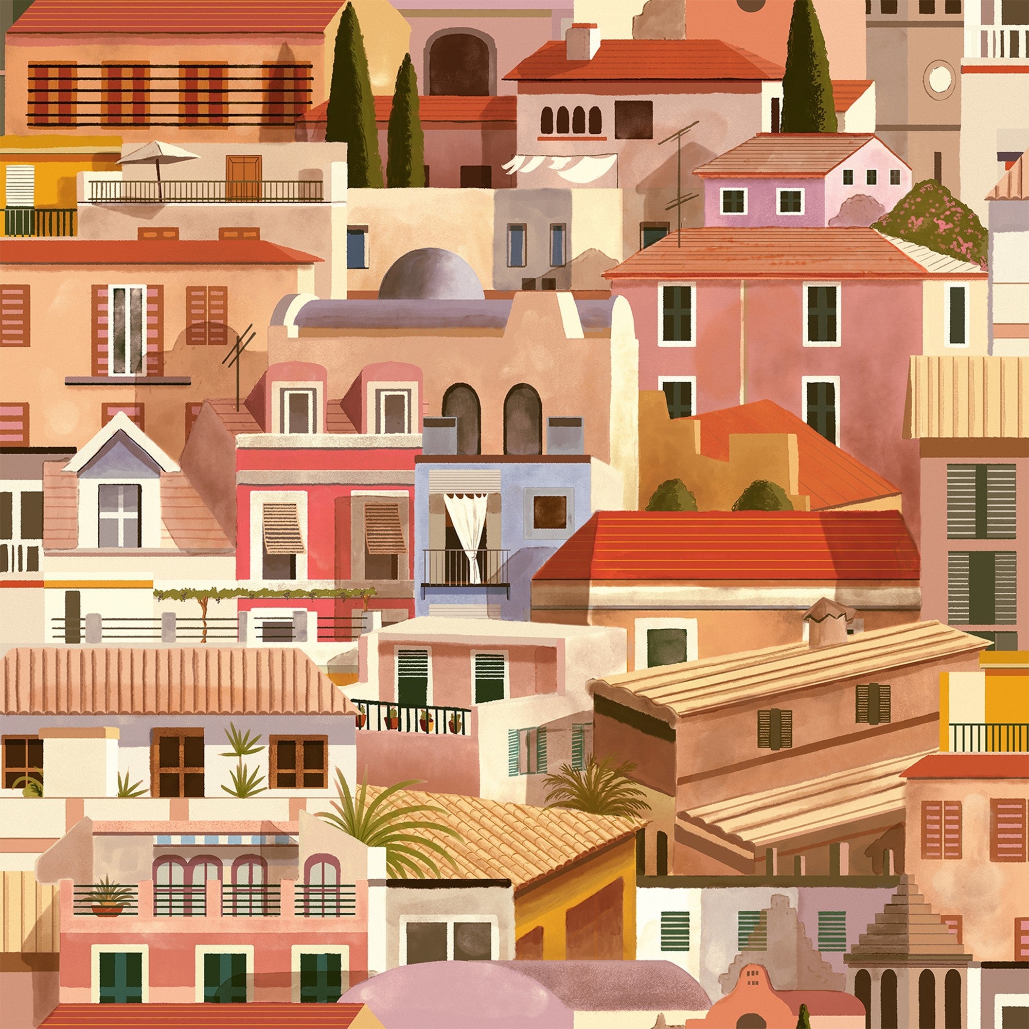 8400050 Valldemossa Sunrise Mallorca Wallpaper by Coordonné