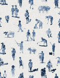 Sineu Indigo Mallorca Wallpaper by Coordonné