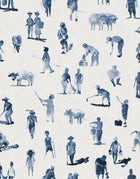 8400070 Sineu Indigo Mallorca Wallpaper by Coordonné