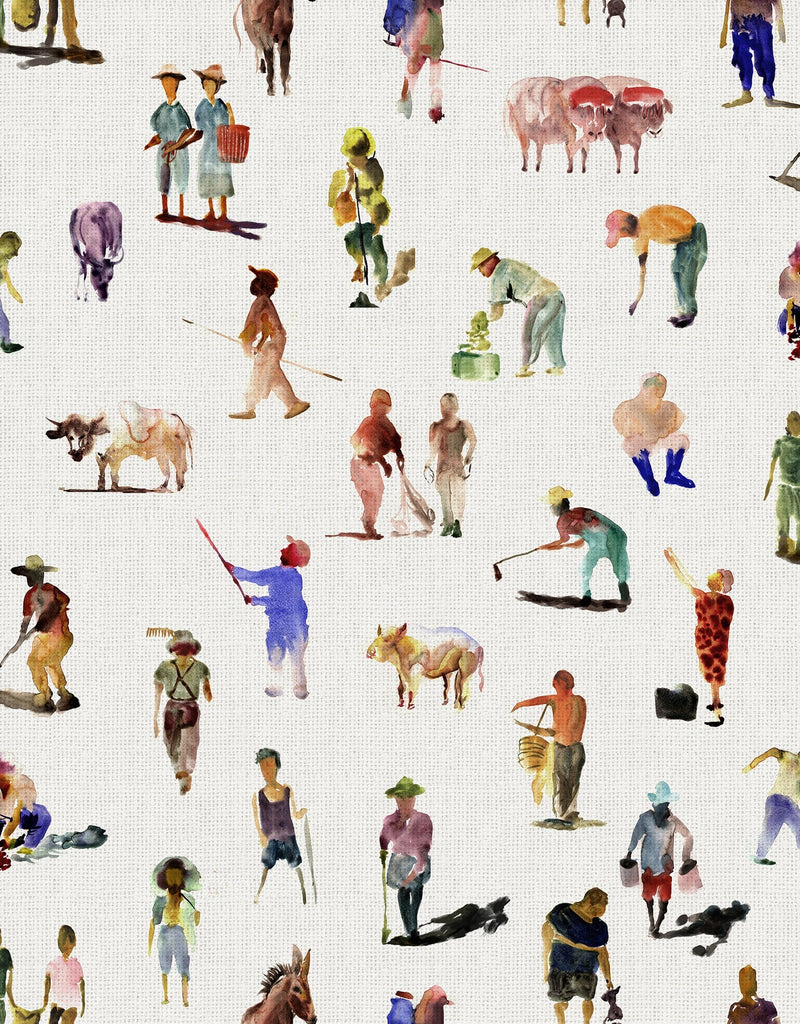 8400074 Sineu Multi Mallorca Wallpaper by Coordonné