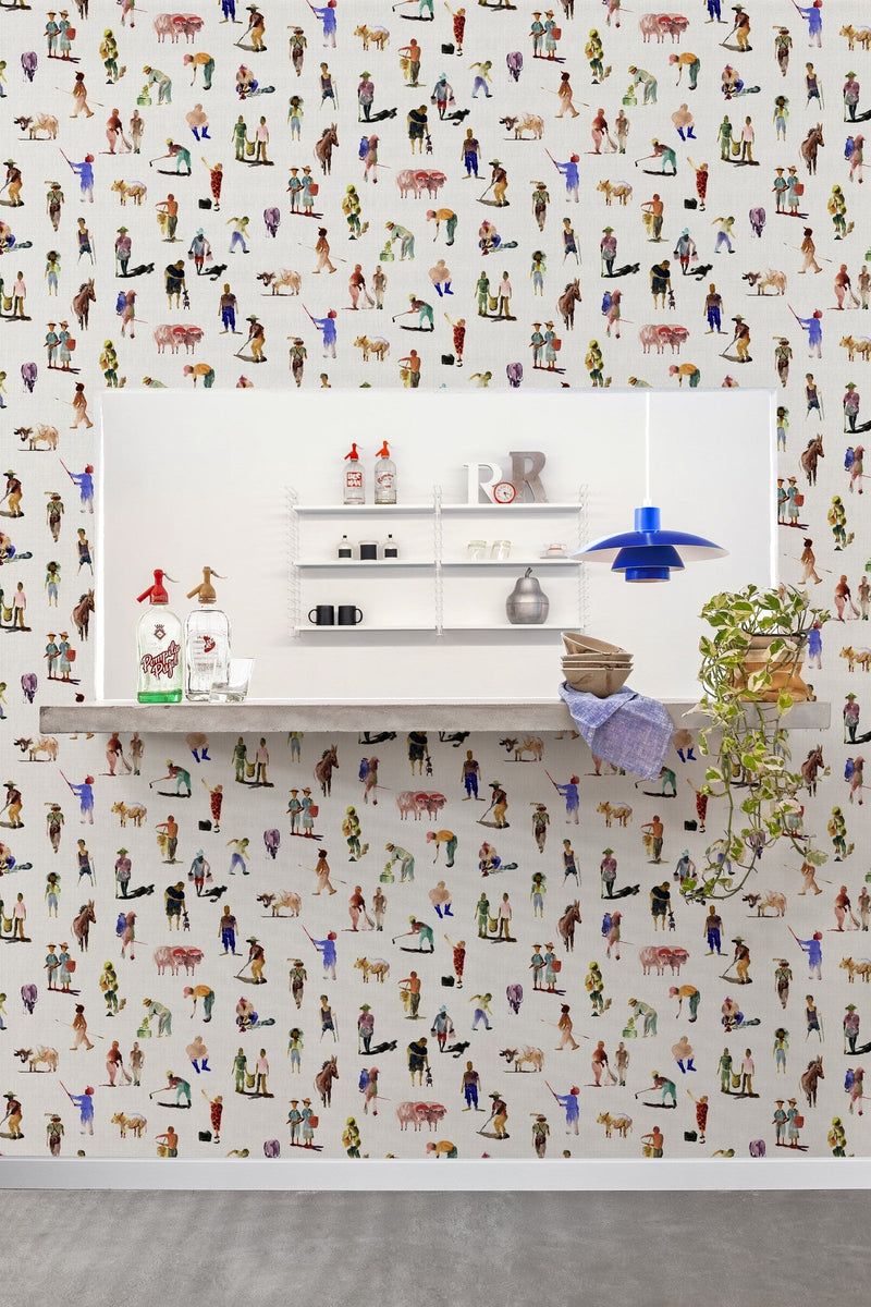 8400074 Sineu Multi Mallorca Wallpaper by Coordonné