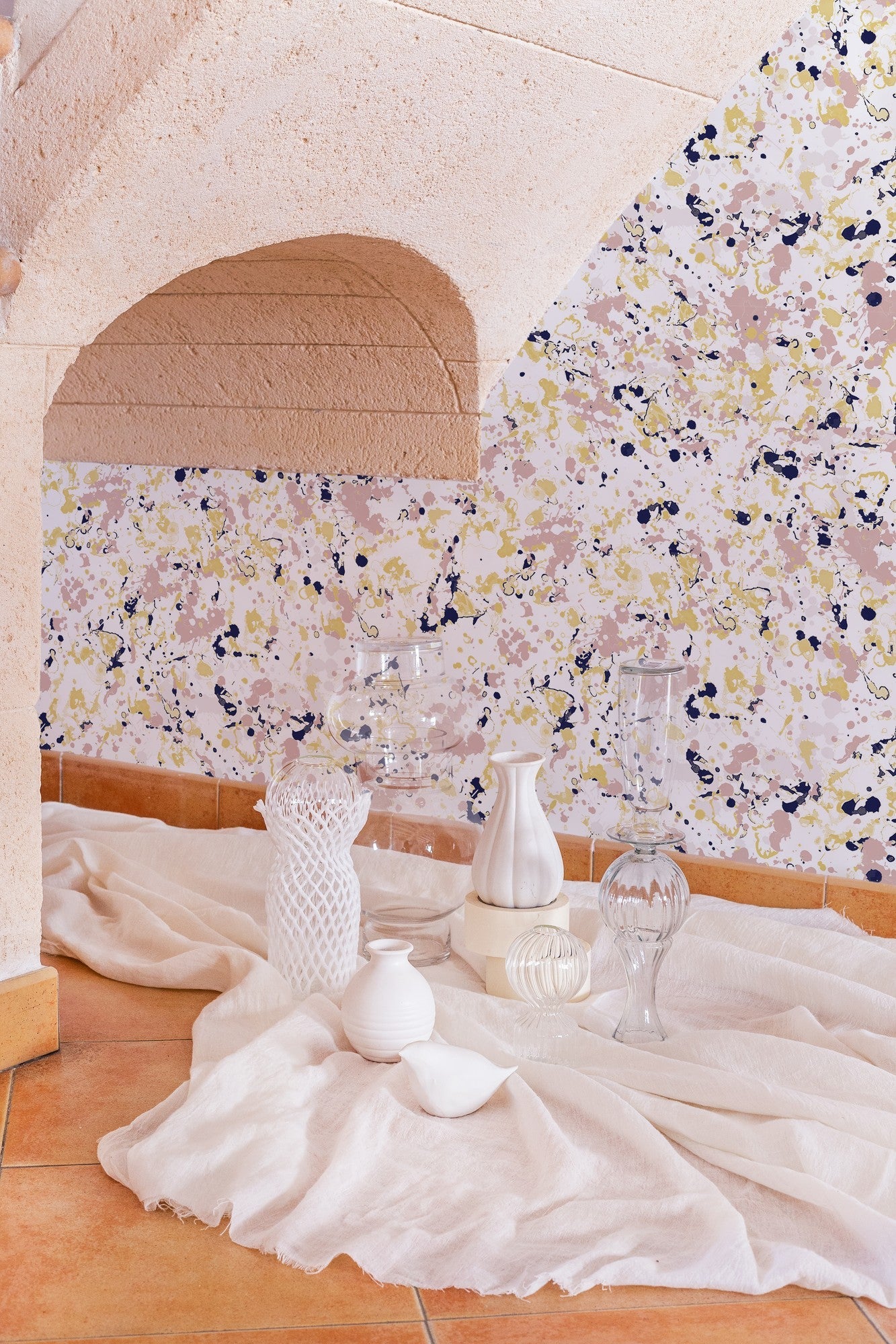 8400083 Salines Pink Mallorca Wallpaper by Coordonné