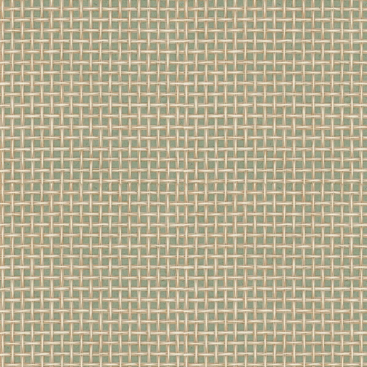 Campos Raphia Mint Mallorca Wallpaper by Coordonné