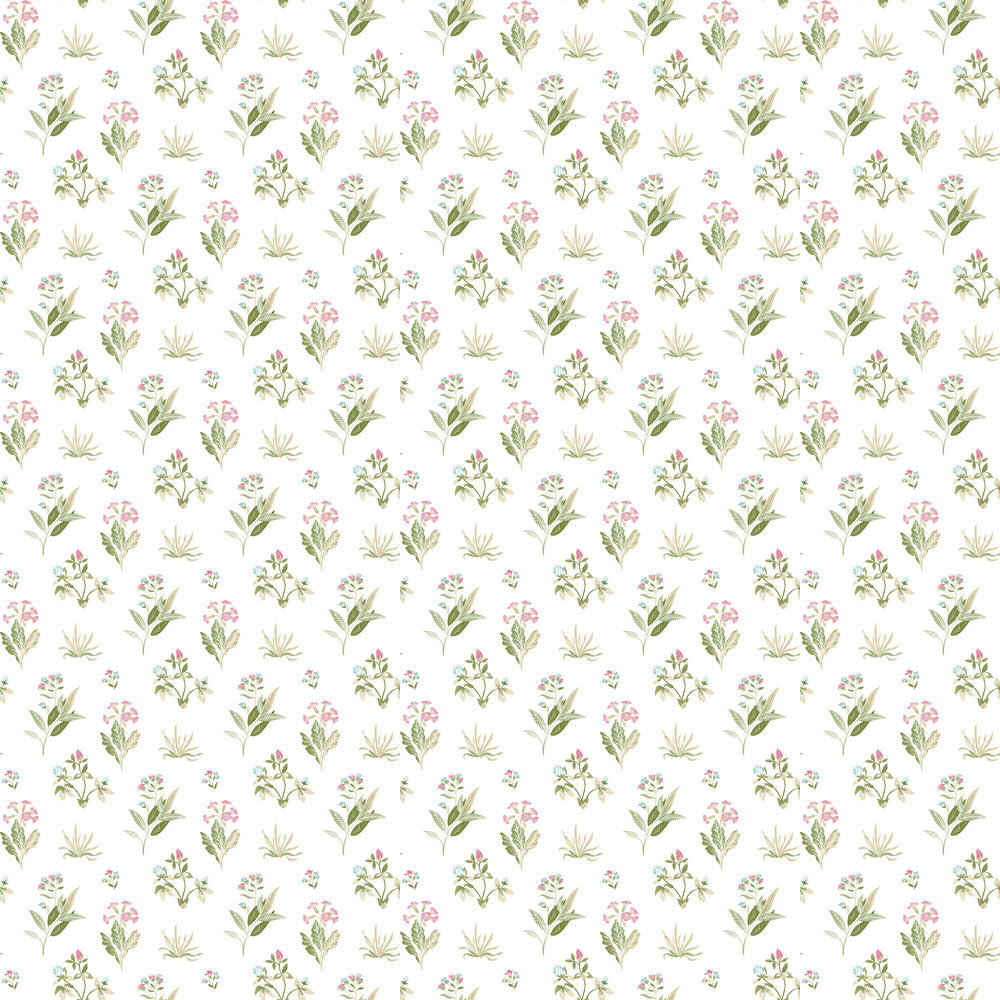 84012 Mazzetto Edra Cottage Chic Pink Wallpaper By Galerie