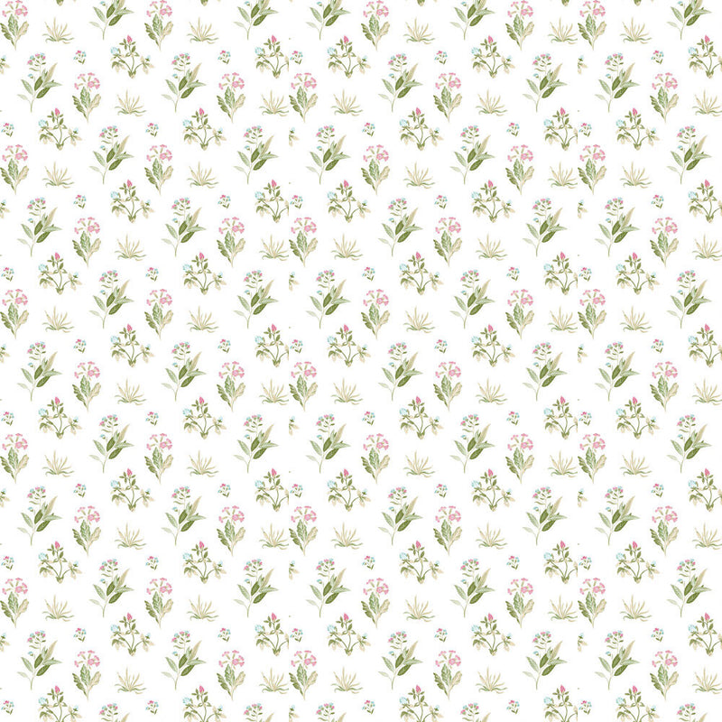 84012 Mazzetto Edra Cottage Chic Pink Wallpaper By Galerie