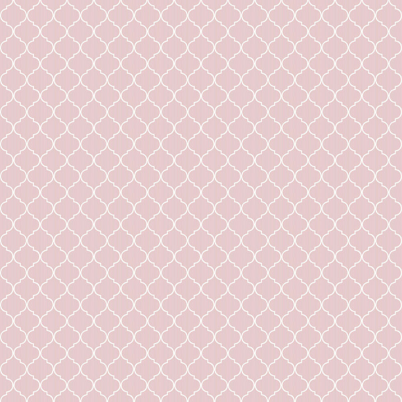 84019 Cancello Green Cottage Chic Pink Wallpaper By Galerie