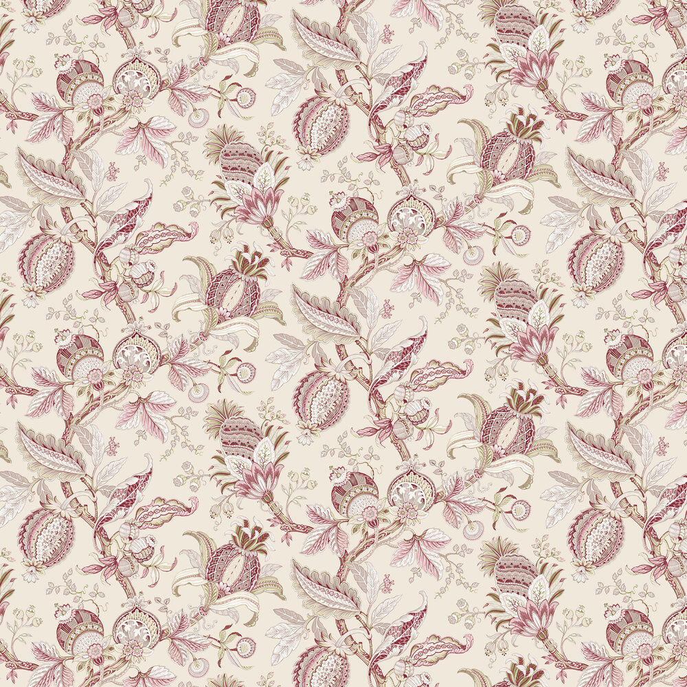 84038 Jacobino Edra Cottage Chic Red Wallpaper By Galerie