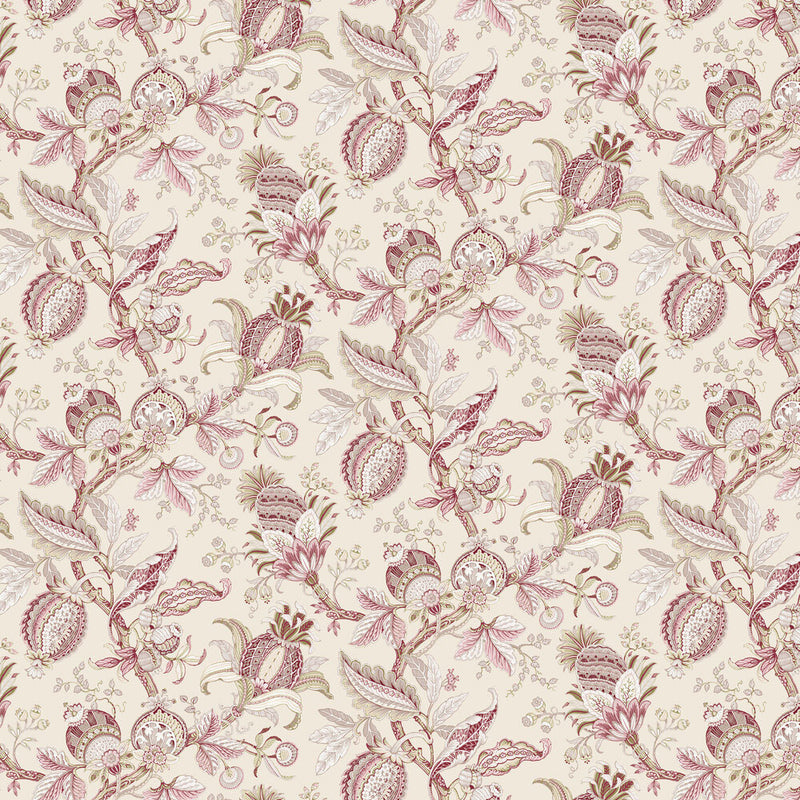 84038 Jacobino Edra Cottage Chic Red Wallpaper By Galerie