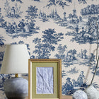 84043 Paesaggio Barocco Cottage Chic Blue Wallpaper By Galerie