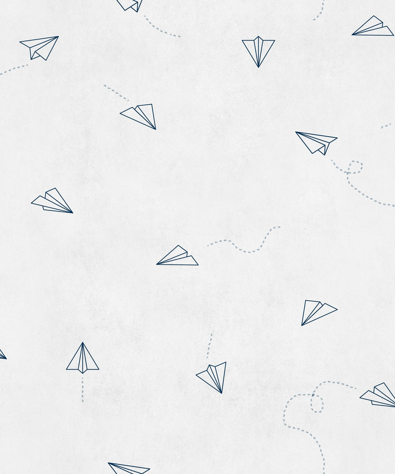 8500044 Lindbergh Navy Instant Wallpaper by Coordonné