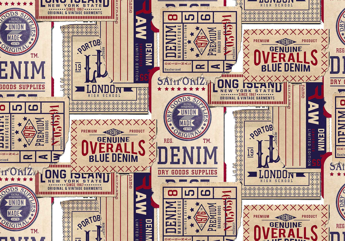 Tickets Red Instant Mural by Coordonné