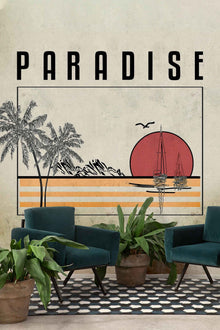 8500120 Paradise Warm Instant Mural by Coordonné