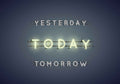Neon Today Lime Instant Mural by Coordonné